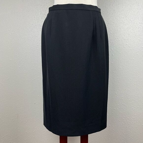 Travis Ayer’s Black Midi Skirt Size 10 EUC - Picture 1 of 5